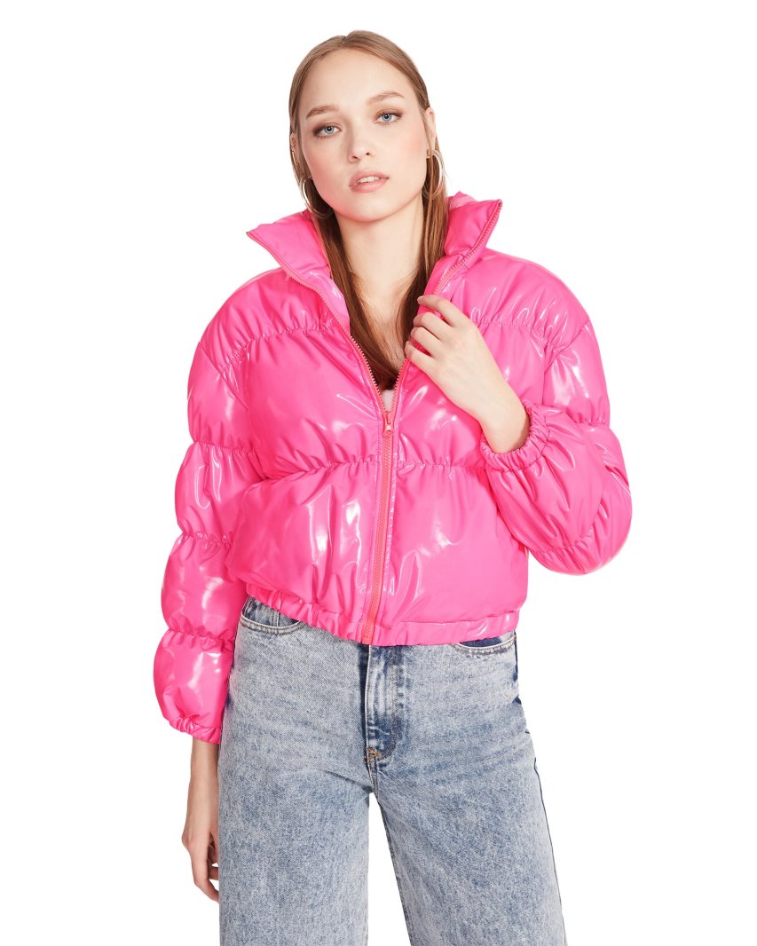 Pink Steve Madden Eden Women's Jackets | PH 3015CKG